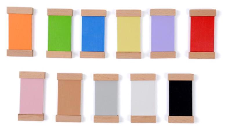 Imparare i colori alla scuola dell'infanzia con la Scatola dei colori Montessori n°2